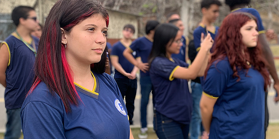 alunos em preparação para vestibular 